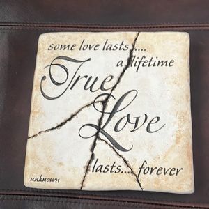 True Love ❤️ Plaque